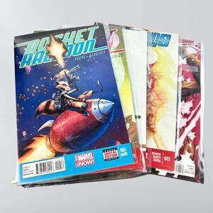 Marvel Rocket Raccoon, Guardians Of The Galaxy, & Groot Comic Books